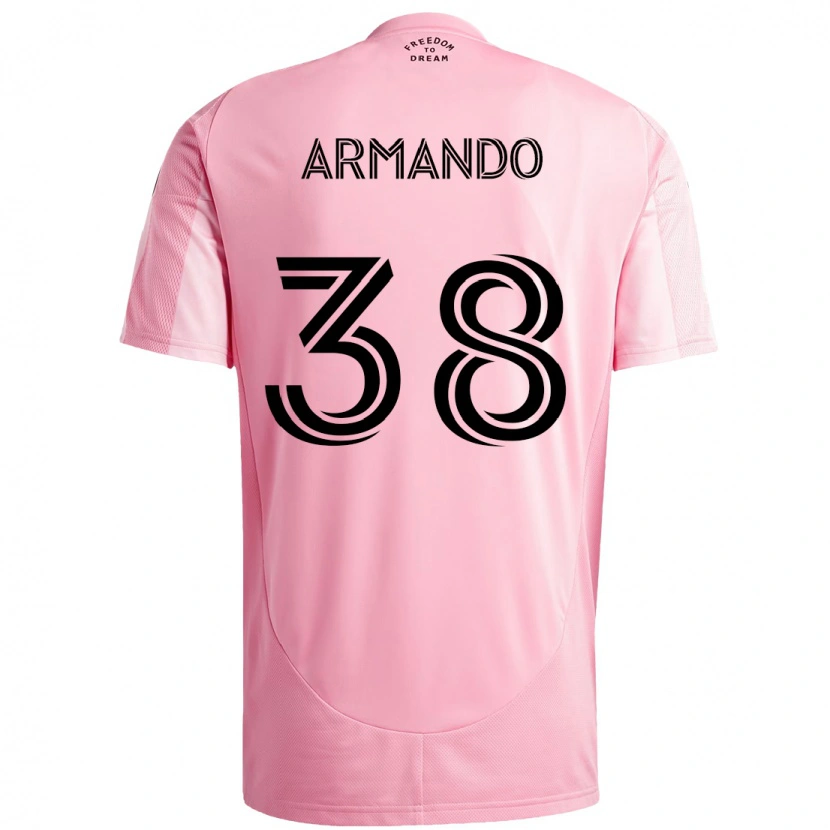 Danxen Herren Máximo Armando #38 Schwarz Rosa Heimtrikot Trikot 2025/26 T-Shirt Schweiz