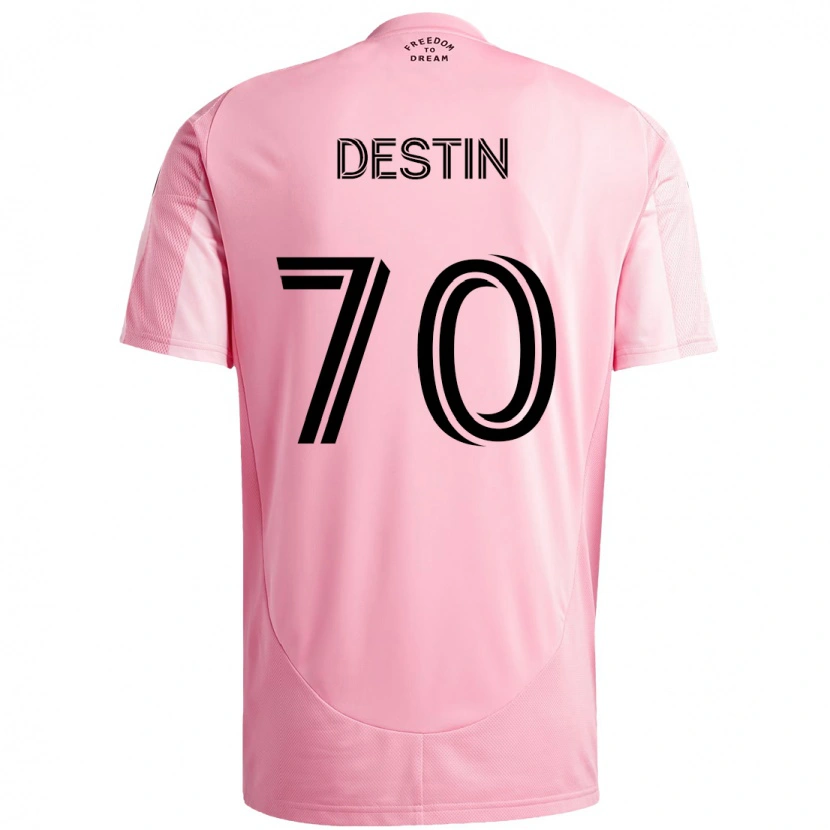 Danxen Herren Bryan Destin #70 Schwarz Rosa Heimtrikot Trikot 2025/26 T-Shirt Schweiz