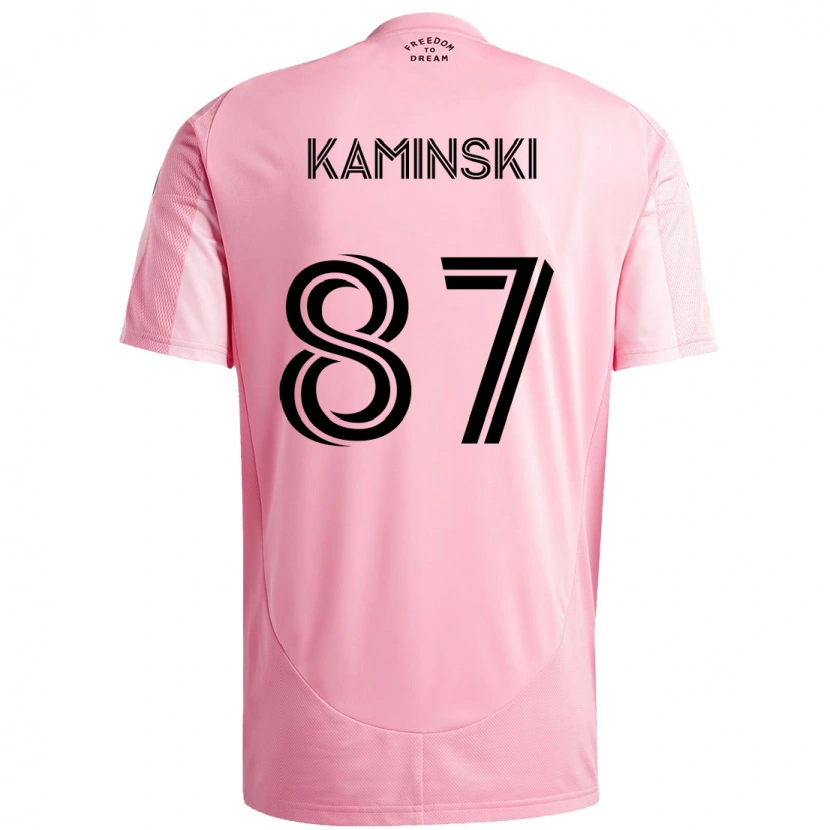 Danxen Herren Brett Kaminski #87 Schwarz Rosa Heimtrikot Trikot 2025/26 T-Shirt Schweiz