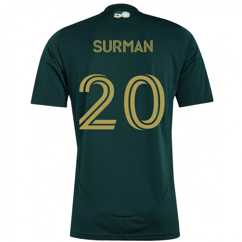 Danxen Herren Finn Surman #20 Beige Grün Heimtrikot Trikot 2025/26 T-Shirt Schweiz