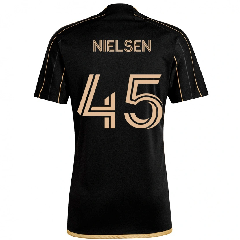 Danxen Herren Kenny Nielsen #45 Weiß Braun Heimtrikot Trikot 2025/26 T-Shirt Schweiz