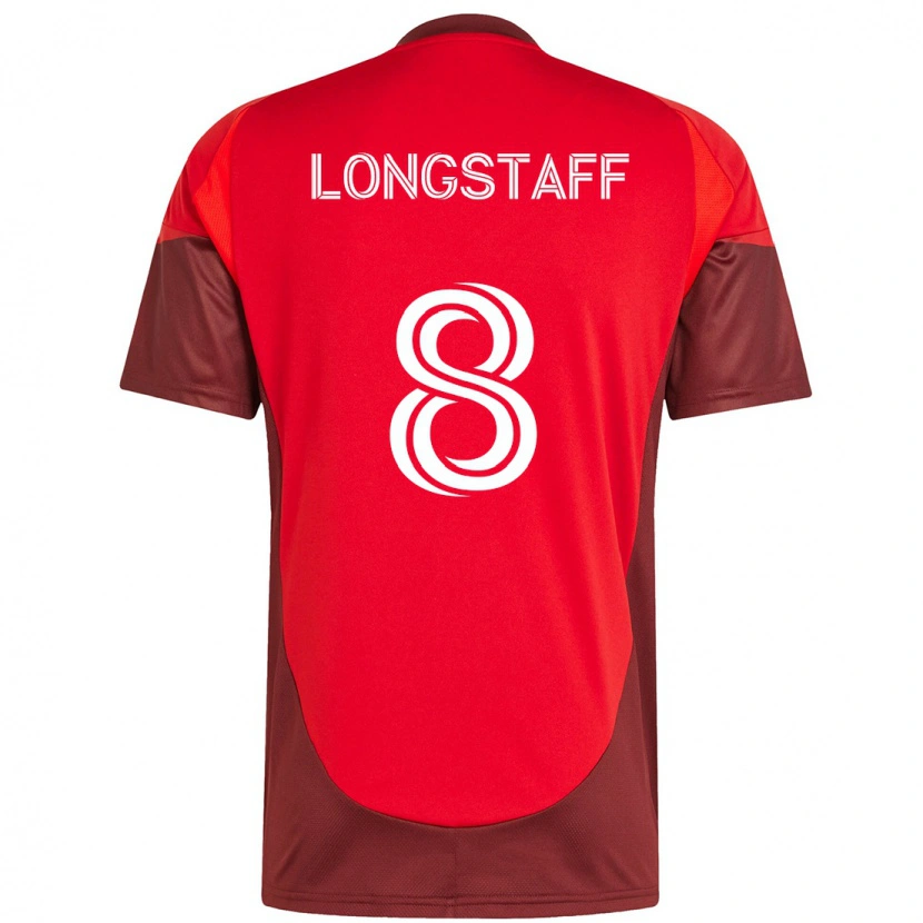 Danxen Herren Matty Longstaff #8 Weiß Rot Heimtrikot Trikot 2025/26 T-Shirt Schweiz