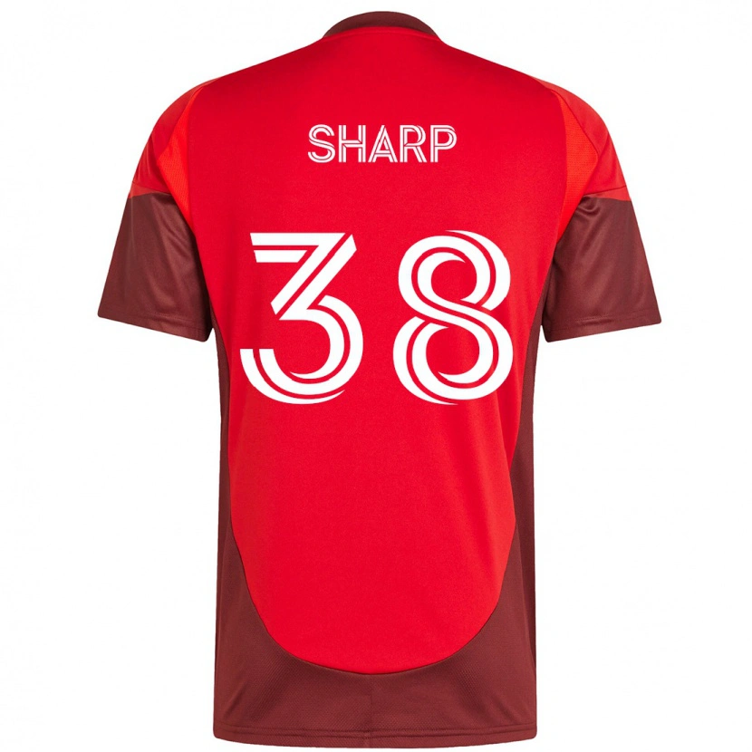 Danxen Herren Charlie Sharp #38 Weiß Rot Heimtrikot Trikot 2025/26 T-Shirt Schweiz