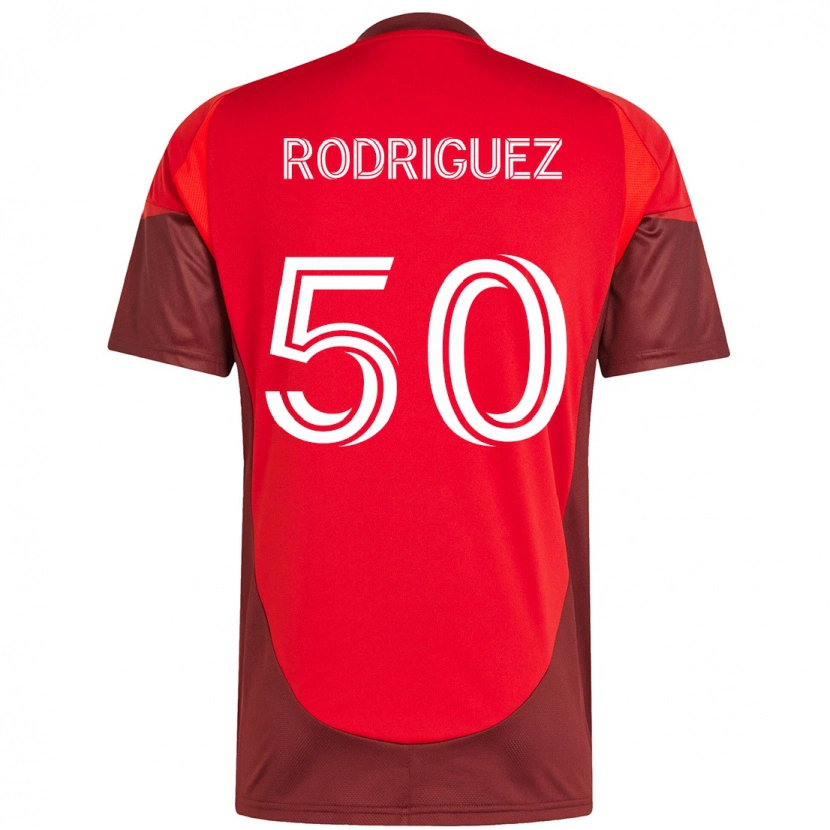 Danxen Herren Abraham Rodriguez #50 Weiß Rot Heimtrikot Trikot 2025/26 T-Shirt Schweiz