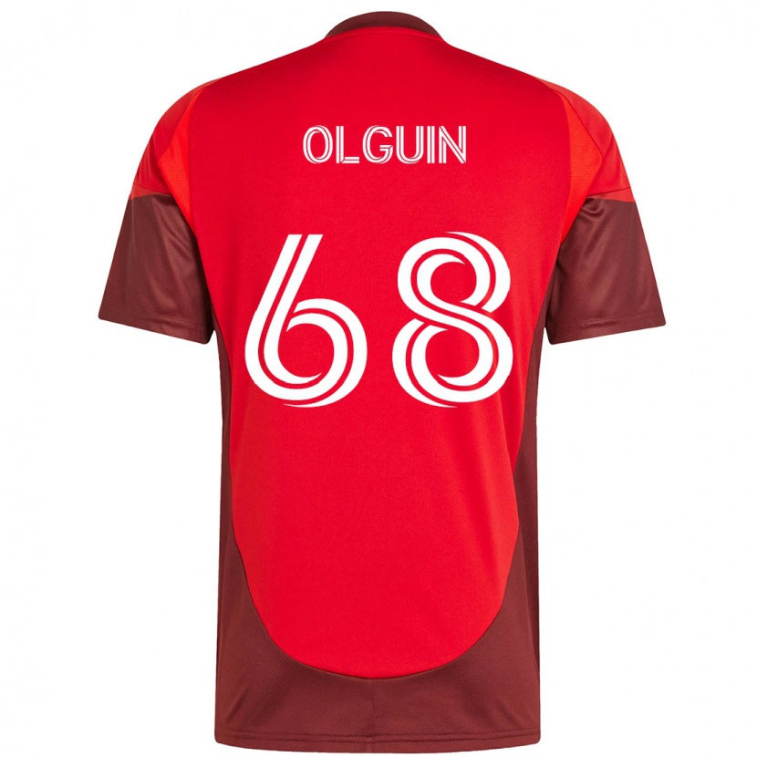 Danxen Herren Lucas Olguin #68 Weiß Rot Heimtrikot Trikot 2025/26 T-Shirt Schweiz