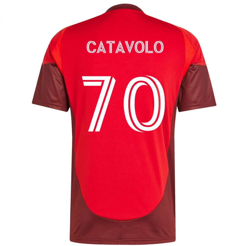 Danxen Herren Matthew Catavolo #70 Weiß Rot Heimtrikot Trikot 2025/26 T-Shirt Schweiz