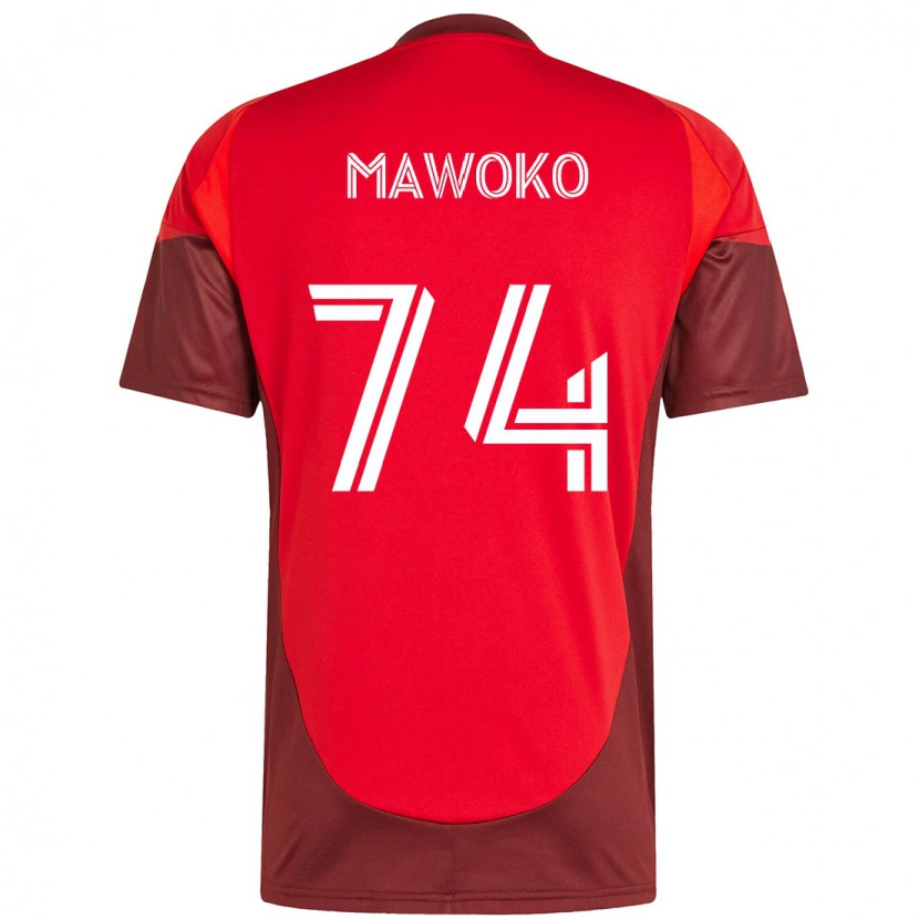 Danxen Herren Kundai Mawoko #74 Weiß Rot Heimtrikot Trikot 2025/26 T-Shirt Schweiz