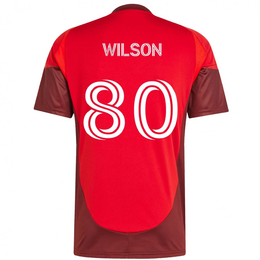 Danxen Herren Shafique Wilson #80 Weiß Rot Heimtrikot Trikot 2025/26 T-Shirt Schweiz