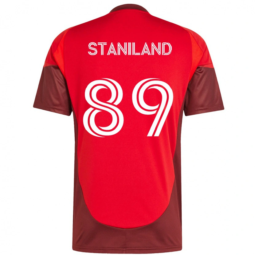 Danxen Herren Charlie Staniland #89 Weiß Rot Heimtrikot Trikot 2025/26 T-Shirt Schweiz