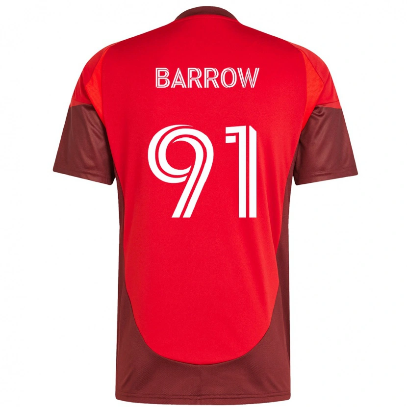 Danxen Herren Dékwon Barrow #91 Weiß Rot Heimtrikot Trikot 2025/26 T-Shirt Schweiz