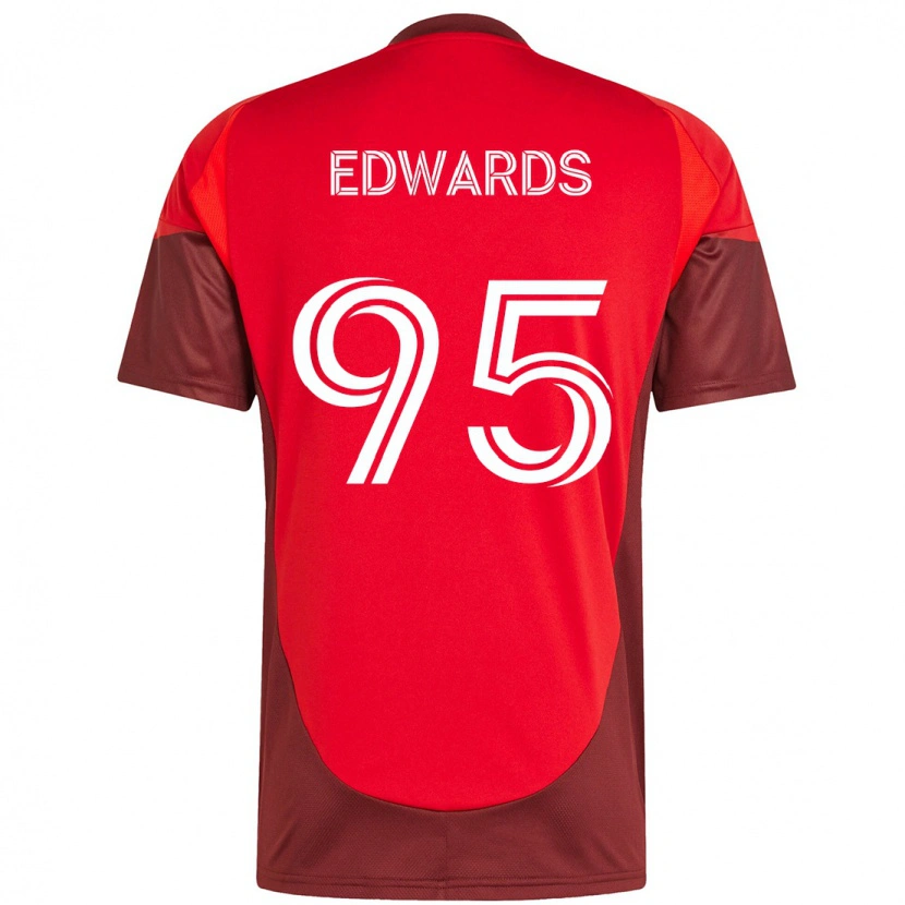 Danxen Herren Nathaniel Edwards #95 Weiß Rot Heimtrikot Trikot 2025/26 T-Shirt Schweiz