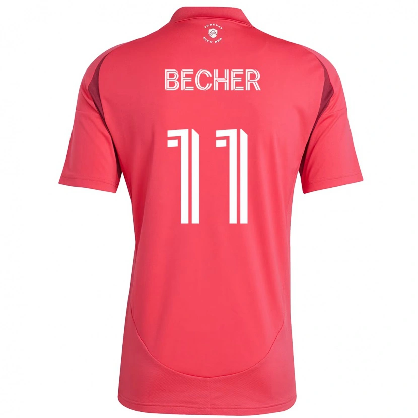 Danxen Herren Simon Becher #11 Weiß Magenta Heimtrikot Trikot 2025/26 T-Shirt Schweiz