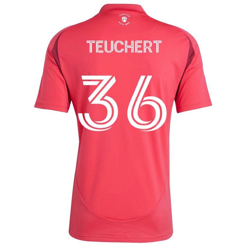 Danxen Herren Cedric Teuchert #36 Weiß Magenta Heimtrikot Trikot 2025/26 T-Shirt Schweiz