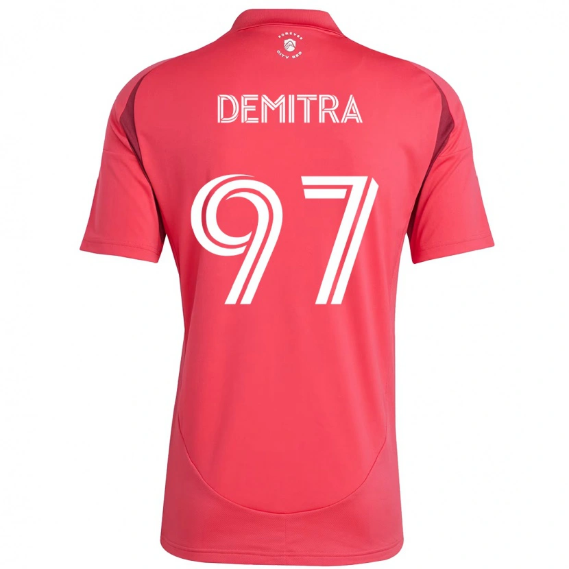 Danxen Herren Lucas Demitra #97 Weiß Magenta Heimtrikot Trikot 2025/26 T-Shirt Schweiz