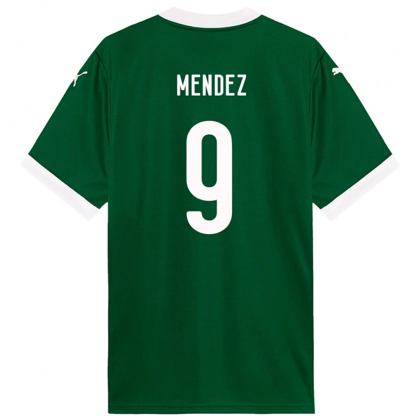 Danxen Herren Cesar Mendez #9 Weiß Grün Heimtrikot Trikot 2025/26 T-Shirt Schweiz