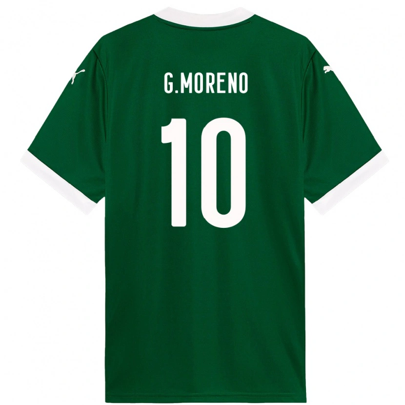 Danxen Herren Gerardo Moreno #10 Weiß Grün Heimtrikot Trikot 2025/26 T-Shirt Schweiz