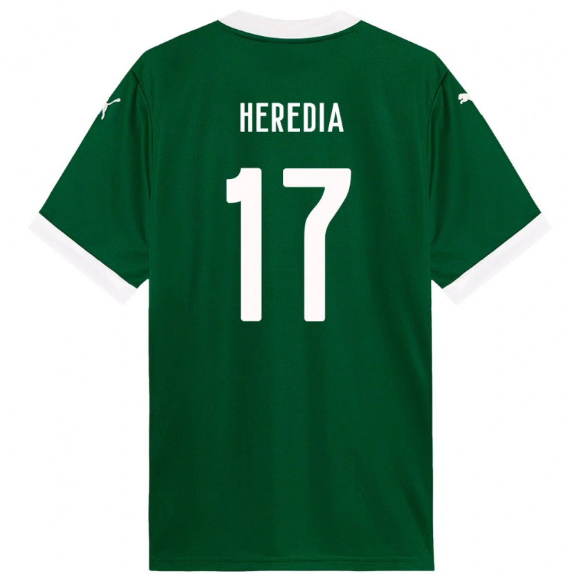 Danxen Herren Jesus Heredia #17 Weiß Grün Heimtrikot Trikot 2025/26 T-Shirt Schweiz