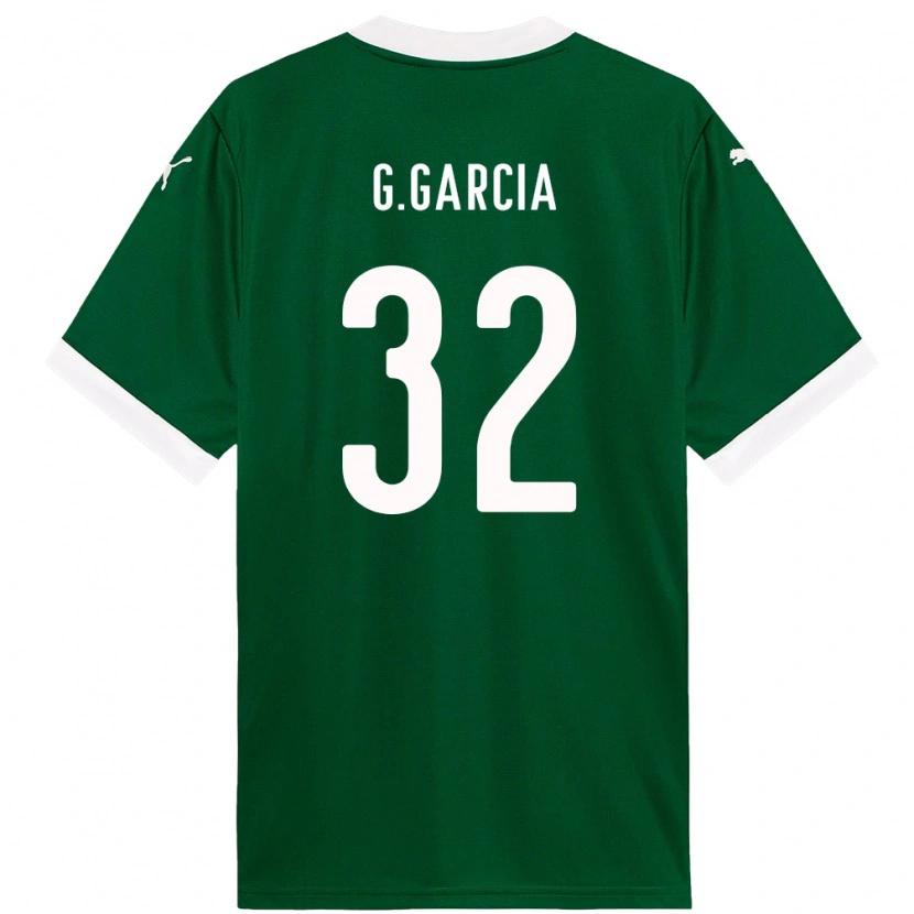 Danxen Herren Gustavo Garcia #32 Weiß Grün Heimtrikot Trikot 2025/26 T-Shirt Schweiz