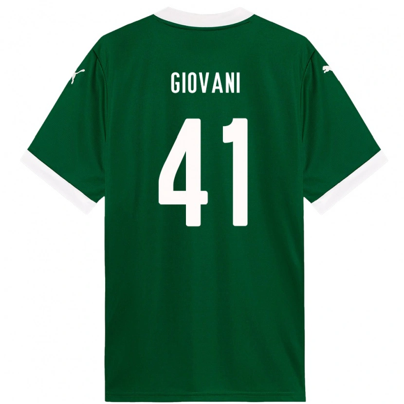 Danxen Herren Giovani #41 Weiß Grün Heimtrikot Trikot 2025/26 T-Shirt Schweiz