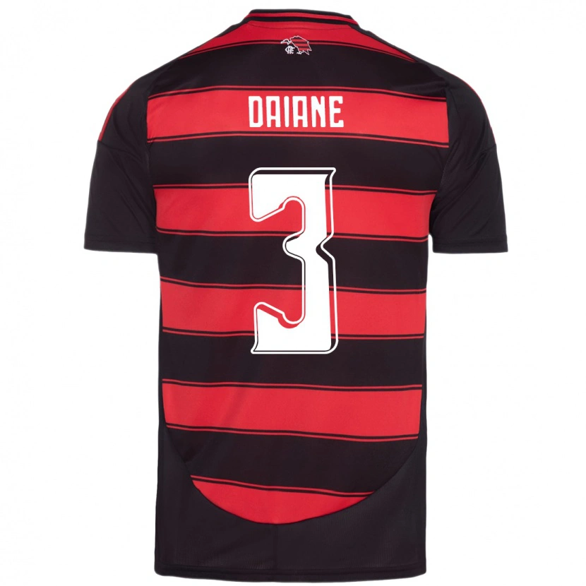 Danxen Herren Daiane #3 Weiß Rot Heimtrikot Trikot 2025/26 T-Shirt Schweiz