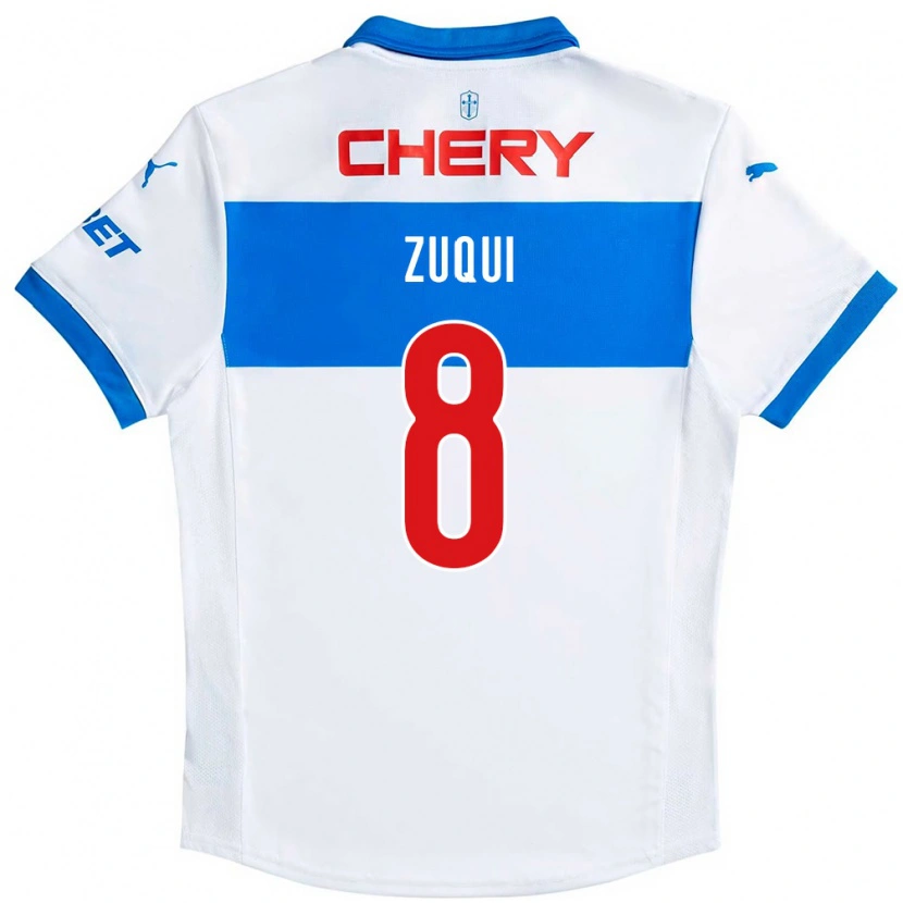 Danxen Herren Fernando Zuqui #8 Königsblau Weiß Heimtrikot Trikot 2025/26 T-Shirt Schweiz