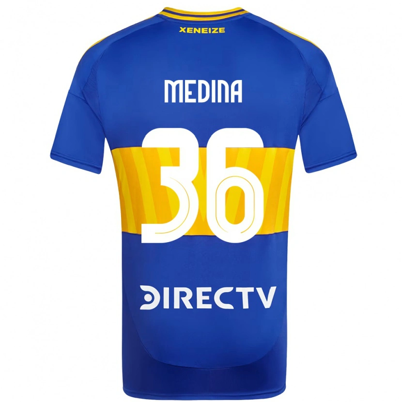 Danxen Herren Cristian Medina #36 Weiß Blau Heimtrikot Trikot 2025/26 T-Shirt Schweiz