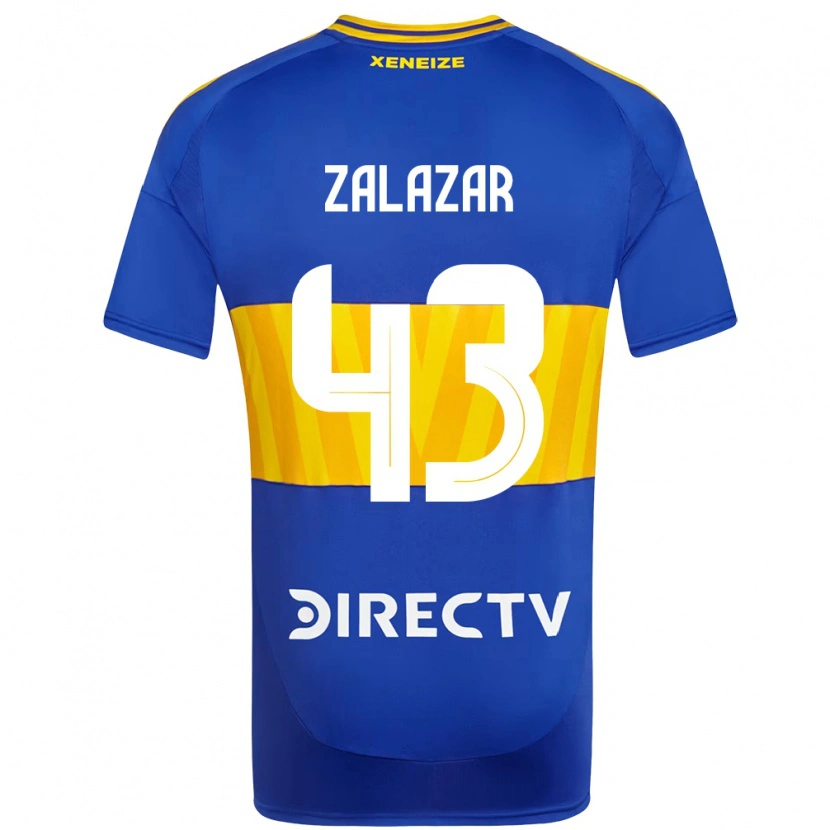 Danxen Herren Maximiliano Zalazar #43 Weiß Blau Heimtrikot Trikot 2025/26 T-Shirt Schweiz