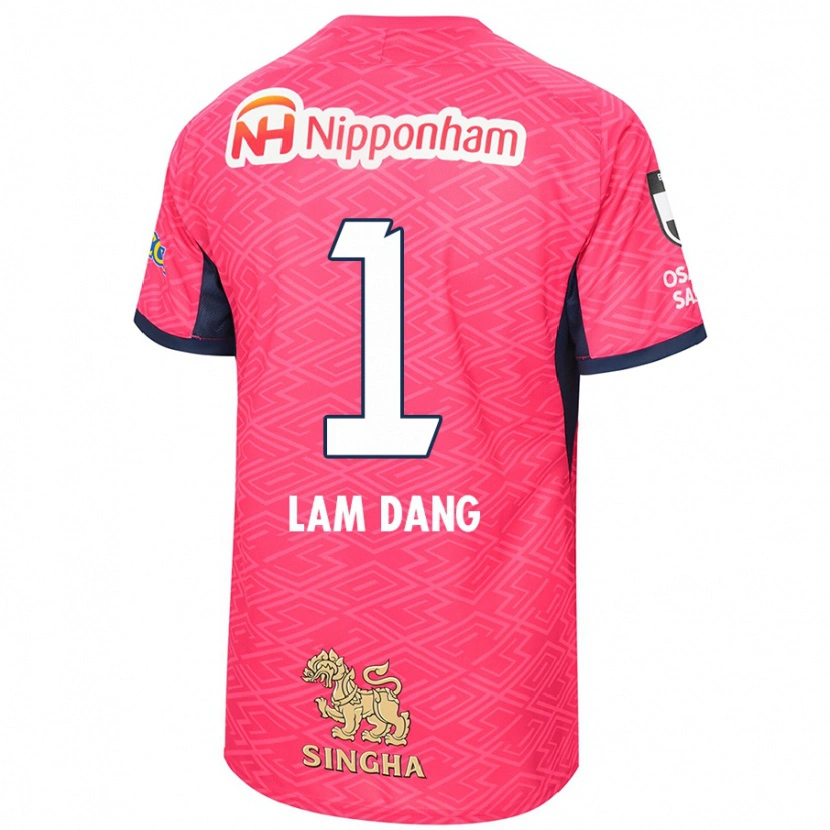 Danxen Herren Van Lam Dang #1 Weiß Sakura Rosa Heimtrikot Trikot 2025/26 T-Shirt Schweiz