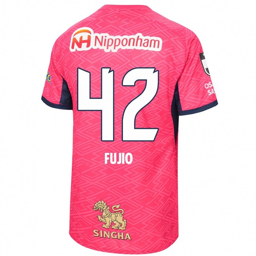 Danxen Herren Shota Fujio #42 Weiß Sakura Rosa Heimtrikot Trikot 2025/26 T-Shirt Schweiz