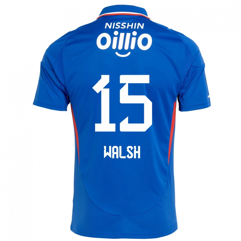 Danxen Herren Sandy Walsh #15 Weiß Königsblau Heimtrikot Trikot 2025/26 T-Shirt Schweiz