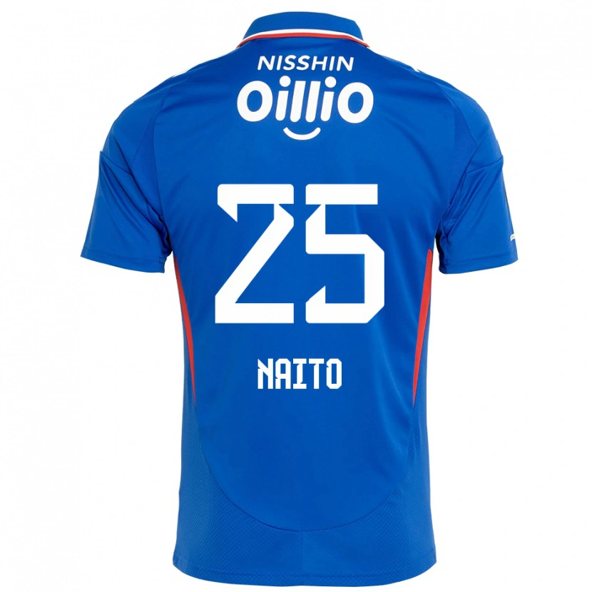 Danxen Herren Kiyomu Naito #25 Weiß Königsblau Heimtrikot Trikot 2025/26 T-Shirt Schweiz