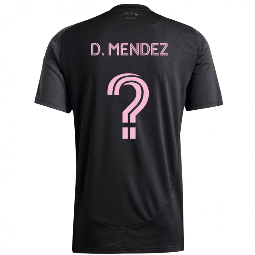 Danxen Herren Dylan Mendez #0 Rosa Schwarz Auswärtstrikot Trikot 2025/26 T-Shirt Schweiz