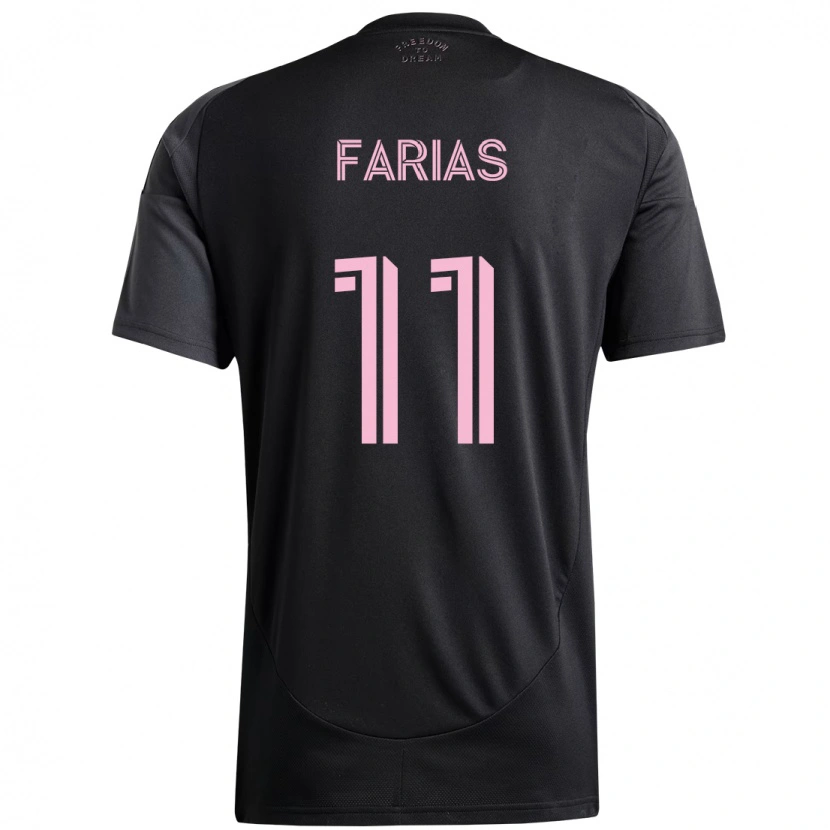 Danxen Herren Facundo Farías #11 Rosa Schwarz Auswärtstrikot Trikot 2025/26 T-Shirt Schweiz