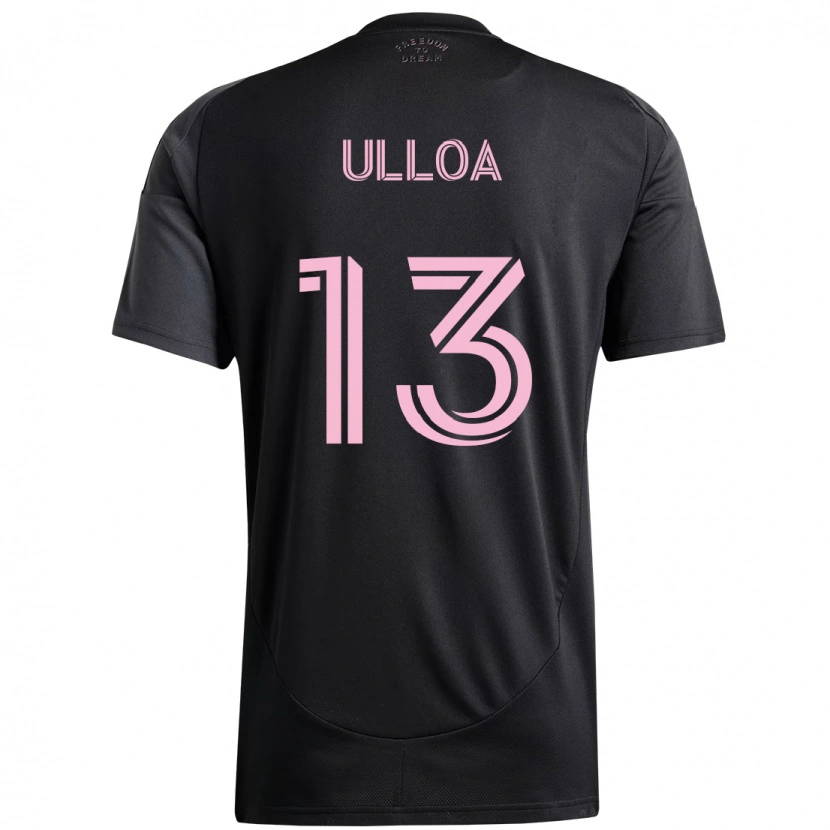 Danxen Herren Víctor Ulloa #13 Rosa Schwarz Auswärtstrikot Trikot 2025/26 T-Shirt Schweiz