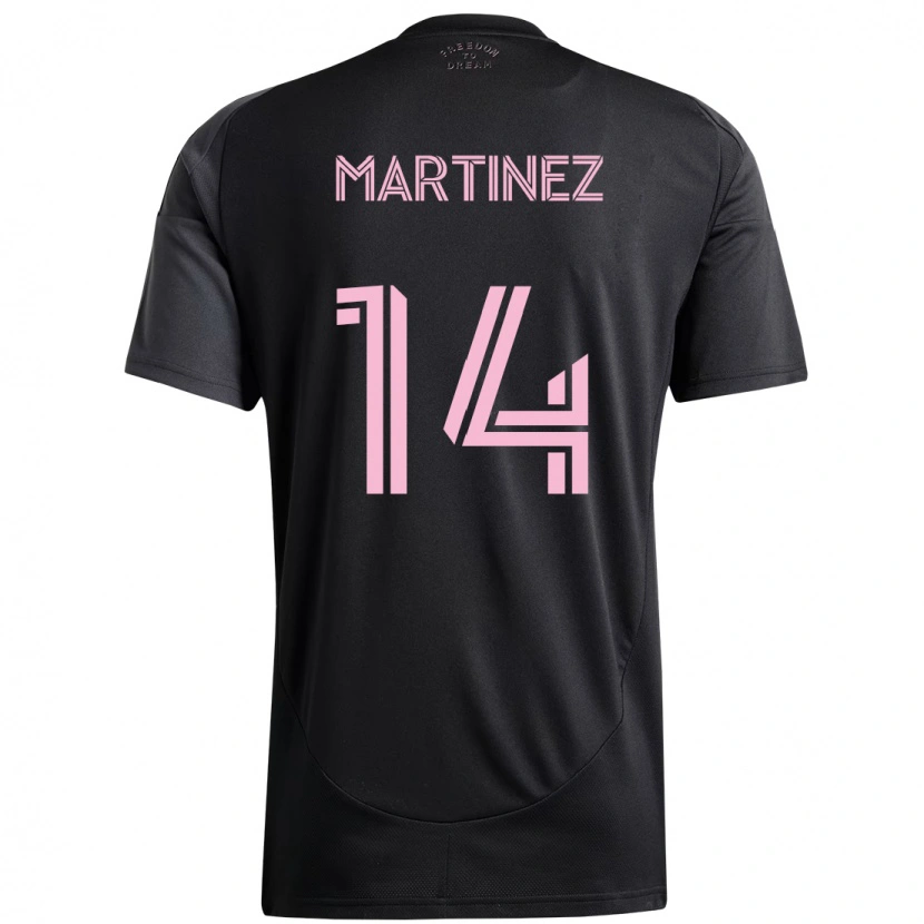 Danxen Herren David Martínez #14 Rosa Schwarz Auswärtstrikot Trikot 2025/26 T-Shirt Schweiz