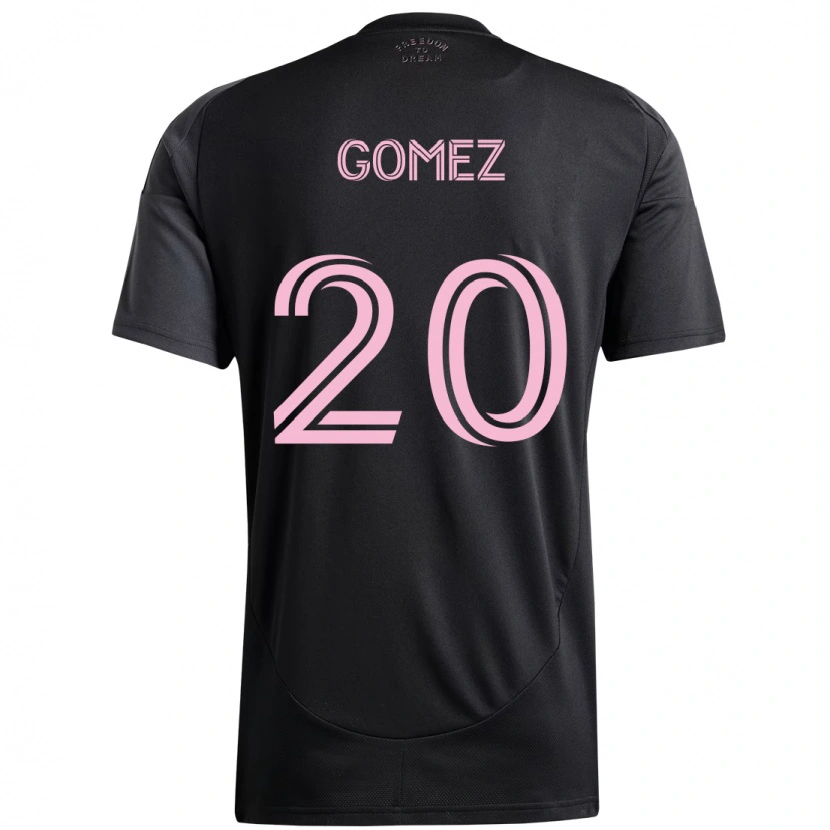 Danxen Herren Diego Gómez #20 Rosa Schwarz Auswärtstrikot Trikot 2025/26 T-Shirt Schweiz