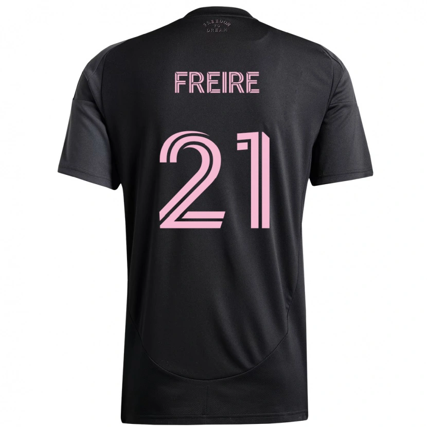 Danxen Herren Nicolas Freire #21 Rosa Schwarz Auswärtstrikot Trikot 2025/26 T-Shirt Schweiz