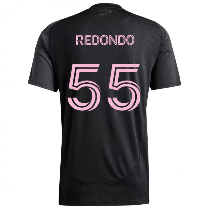 Danxen Herren Federico Redondo #55 Rosa Schwarz Auswärtstrikot Trikot 2025/26 T-Shirt Schweiz