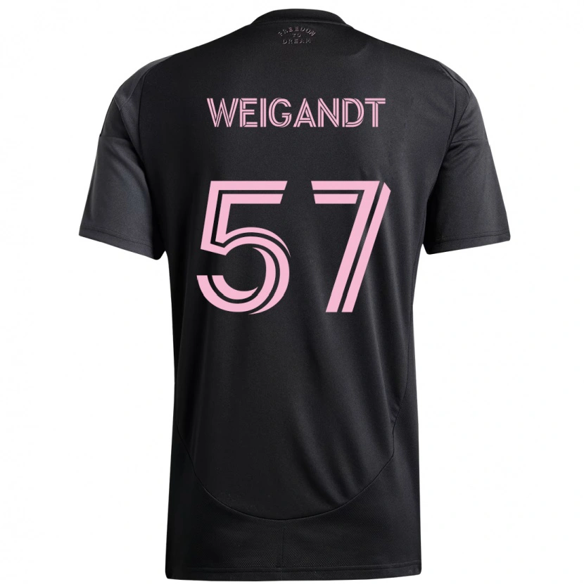 Danxen Herren Marcelo Weigandt #57 Rosa Schwarz Auswärtstrikot Trikot 2025/26 T-Shirt Schweiz