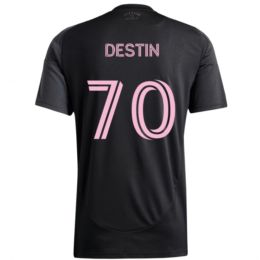 Danxen Herren Bryan Destin #70 Rosa Schwarz Auswärtstrikot Trikot 2025/26 T-Shirt Schweiz