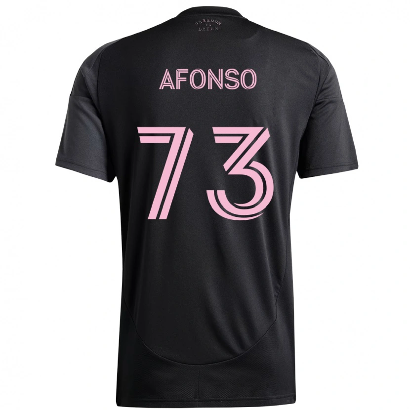 Danxen Herren Leo Afonso #73 Rosa Schwarz Auswärtstrikot Trikot 2025/26 T-Shirt Schweiz