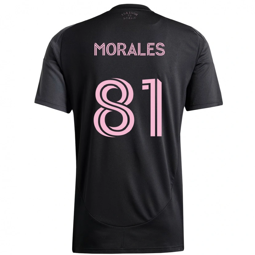 Danxen Herren Santiago Morales #81 Rosa Schwarz Auswärtstrikot Trikot 2025/26 T-Shirt Schweiz