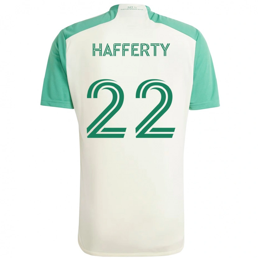 Danxen Herren Joe Hafferty #22 Grün Schwarz Auswärtstrikot Trikot 2025/26 T-Shirt Schweiz