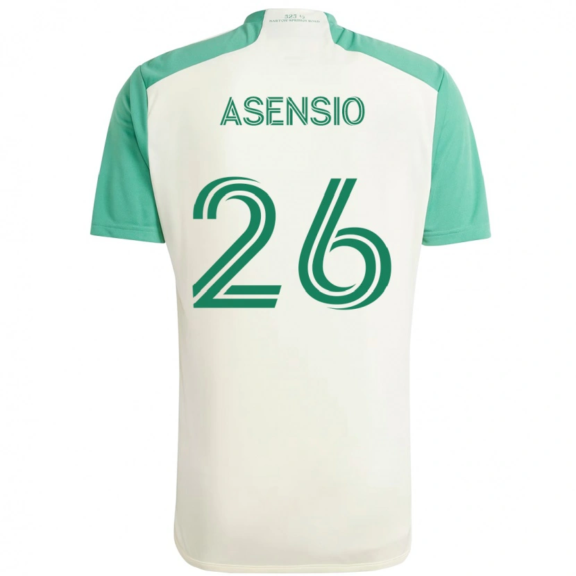 Danxen Herren Charlie Asensio #26 Grün Schwarz Auswärtstrikot Trikot 2025/26 T-Shirt Schweiz