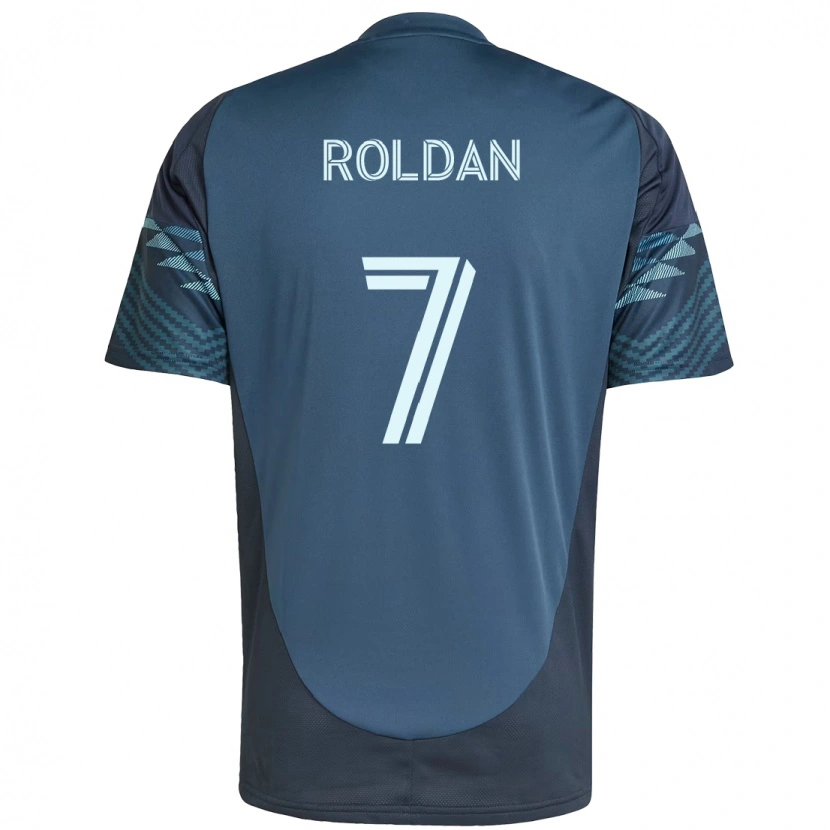 Danxen Herren Cristian Roldán #7 Grün Weiß Auswärtstrikot Trikot 2025/26 T-Shirt Schweiz