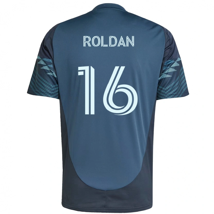 Danxen Herren Álex Roldán #16 Grün Weiß Auswärtstrikot Trikot 2025/26 T-Shirt Schweiz