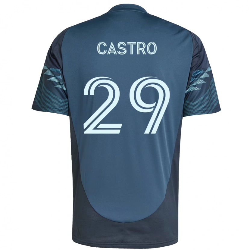 Danxen Herren Jacob Castro #29 Grün Weiß Auswärtstrikot Trikot 2025/26 T-Shirt Schweiz