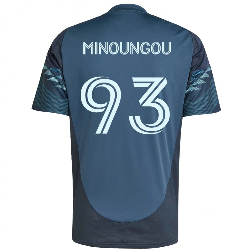 Danxen Herren Georgi Minoungou #93 Grün Weiß Auswärtstrikot Trikot 2025/26 T-Shirt Schweiz