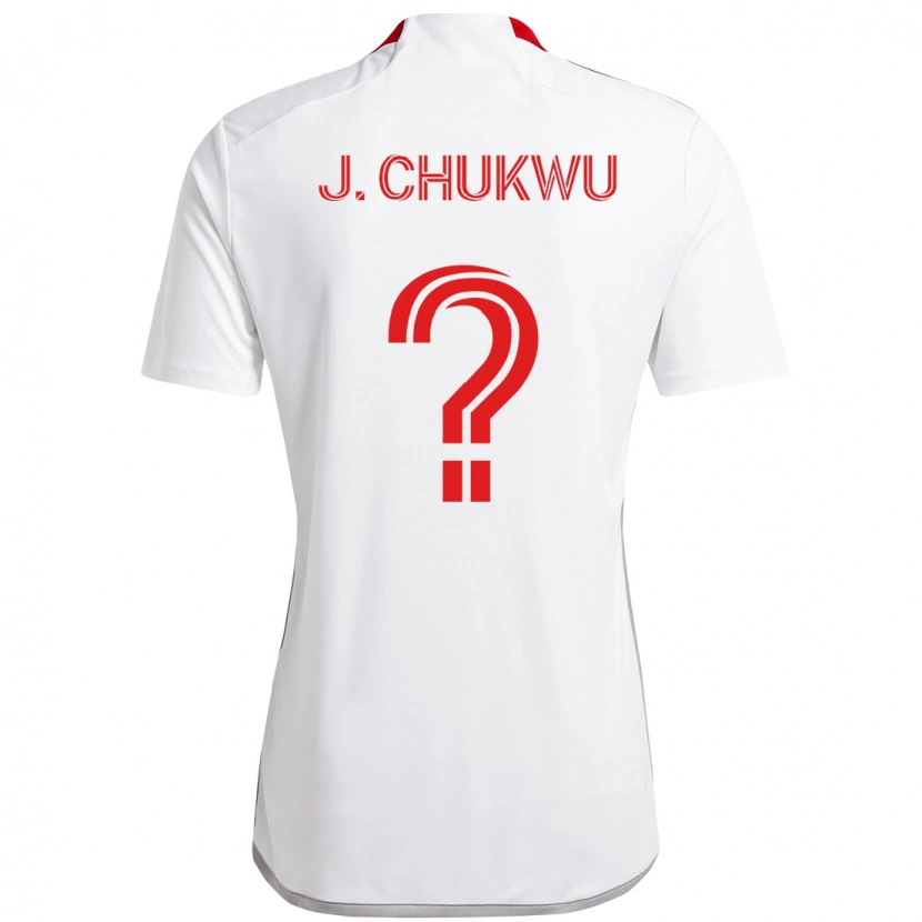 Danxen Herren Joses Chukwu #0 Rot Weiß Auswärtstrikot Trikot 2025/26 T-Shirt Schweiz