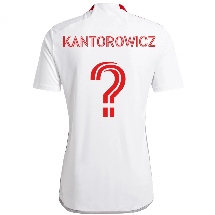 Danxen Herren Dominic Kantorowicz #0 Rot Weiß Auswärtstrikot Trikot 2025/26 T-Shirt Schweiz